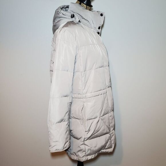 Lands' End Women's Down Filled Puffer Coat Size L - Picture 6 of 14